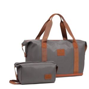 Travel Duffel Bag Expandable Shoulder Weekender Overnight Bag